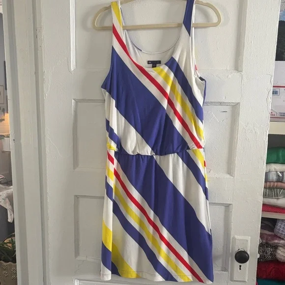 GAP White Red Blue and Yellow Dress - Picture 1 of 3